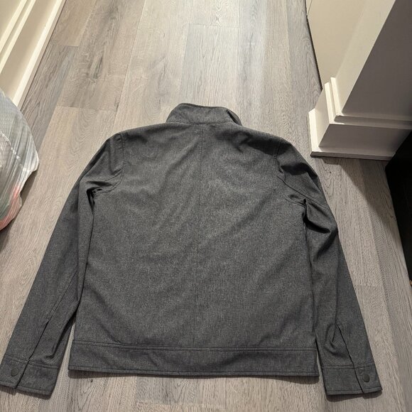 Zachary Prell Men's XL Gray Oxford 3-in-1 Jacket Quilted Removable Vest - Picture 3 of 5